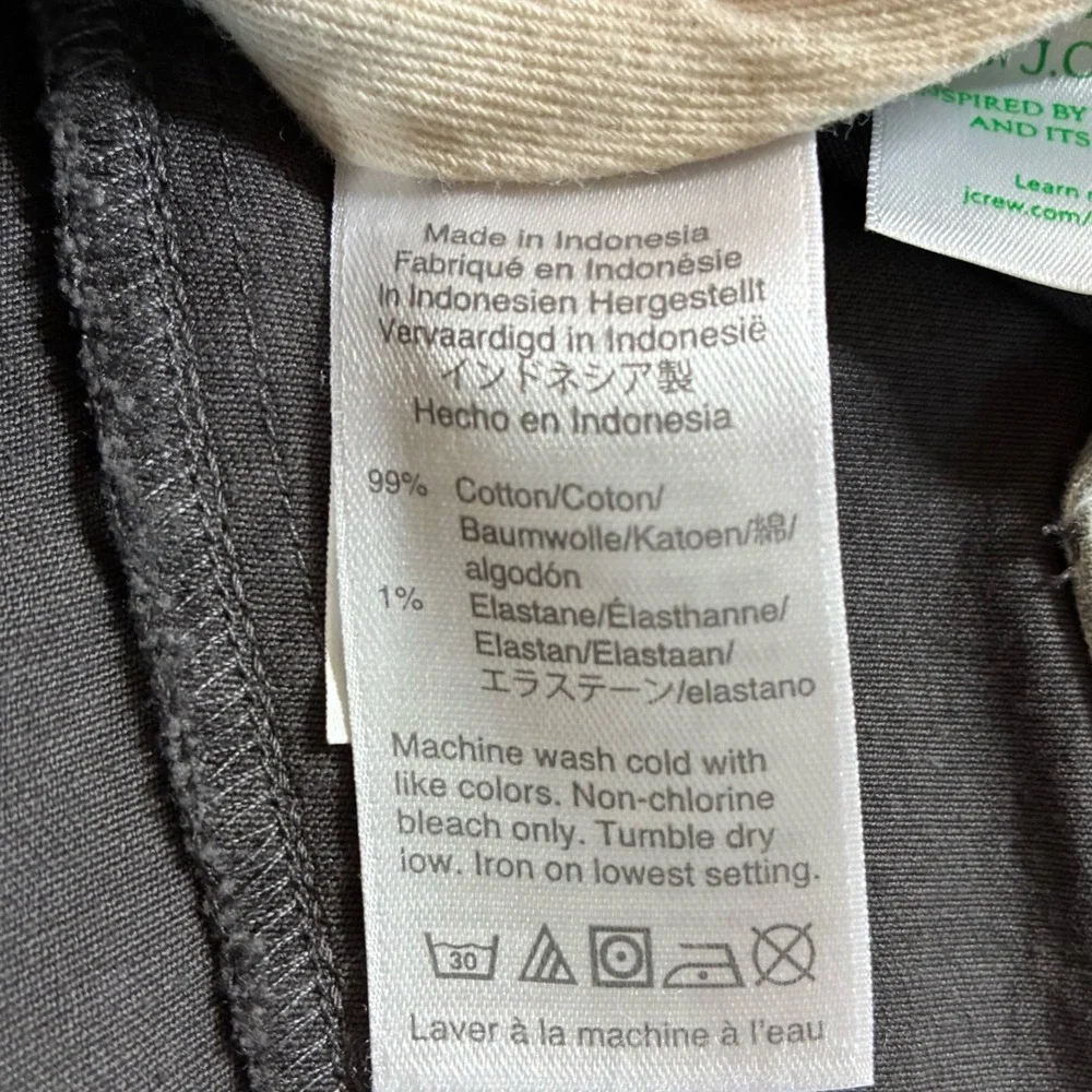 J.Crew 484 Slim Fit Stretch Chino Pants Mens 32X32 Charcoal Grey Re-Imagined NEW